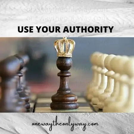 Use Your authority